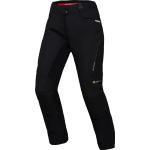 Pantalones negros de gore tex de motociclismo impermeables, transpirables formales IXS talla M para mujer 