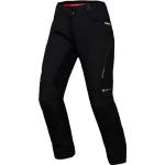 Pantalones negros de gore tex de motociclismo impermeables, transpirables formales IXS talla XL para mujer 