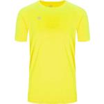 Camisetas deportivas amarillas de poliester rebajadas tallas grandes manga corta transpirables Izas talla 4XL para hombre 