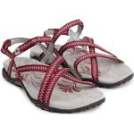 Sandalias rojas de goma rebajadas de verano con velcro Izas talla 37 para mujer 