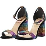 Sandalias multicolor de cuero de cuero Izia talla 40 para mujer 