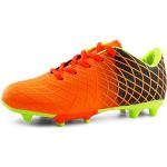 Zapatillas naranja de goma de fútbol acolchadas talla 27 para mujer 