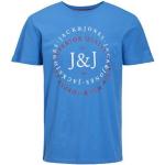 Camisetas azules rebajadas informales Jack Jones para hombre 
