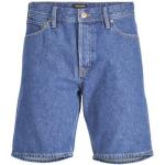 Shorts azules de denim rebajados informales Jack Jones para hombre 