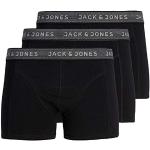 Calzoncillos bóxer negros de algodón Jack Jones talla M para hombre 
