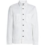 Camisas blancas de algodón de manga larga manga larga Jack Jones talla S para hombre 