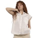 Camisas orgánicas blancas de algodón rebajadas Jack Jones talla L de materiales sostenibles para mujer 