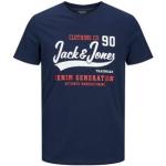 Camisetas azul marino de poliester de manga corta tallas grandes manga corta Jack Jones talla XXL para hombre 