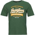 Camisetas verdes de manga corta Jack Jones talla S para hombre 