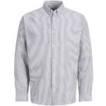 Camisas oxford azul marino de algodón marineras con rayas Jack Jones talla XL para hombre 