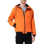 Abrigos naranja con capucha  rebajados con logo Jack Jones talla XL para hombre 