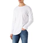 Camisetas orgánicas blancas de algodón de manga corta rebajadas manga larga Jack Jones talla L de materiales sostenibles para hombre 