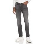 Jeans orgánicos negros de poliester tiro bajo rebajados ancho W27 Jack Jones de materiales sostenibles para hombre 