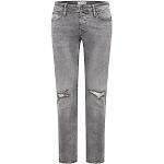 Pantalones ajustados grises de denim ancho W33 Jack Jones JJoriginal para hombre 