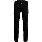 Jeans stretch negros de denim rebajados ancho W48 Jack Jones JJoriginal para hombre 