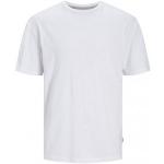 Camisetas blancas de lino de lino  rebajadas informales Jack Jones para hombre 