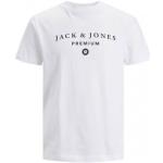Camisetas blancas de manga corta rebajadas informales Jack Jones para hombre 
