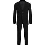 Chaquetas negras de traje  rebajadas Jack Jones talla 4XL para hombre 