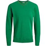Jerséis verdes de jersey de punto manga larga de punto Jack Jones talla XL para hombre 