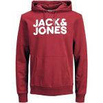 Sudaderas blancas de jersey con capucha rebajadas con logo Jack Jones talla L para hombre 