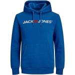 Sudaderas azules con capucha tallas grandes manga larga Clásico con logo Jack Jones talla 3XL para hombre 