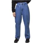 Jeans azules de denim de corte recto rebajados ancho W30 largo L32 Jack Jones para mujer 