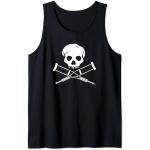 Jackass Skull And Crutches Logo Camiseta sin Mangas