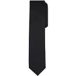Jacob Alexander Men's Skinny Width 2" Solid Color Tie - Black