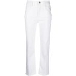 Jeans stretch blancos de algodón rebajados Jacob Cohen talla M para mujer 
