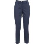 Pantalones chinos azul marino de algodón vintage con logo Jacob Cohen talla M para mujer 
