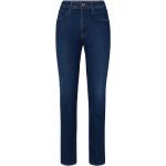 Jeans azules de algodón de cintura alta Jacob Cohen para mujer 