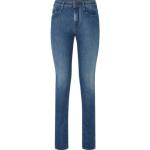 Jeans stretch azules de algodón con logo Jacob Cohen para mujer 
