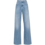Jeans desgastados azules de tencel rebajados con logo Jacob Cohen talla M para mujer 