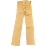 Pantalones ajustados beige de algodón rebajados vintage con logo Jacob Cohen para mujer 