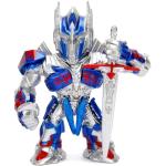 Jada Toys Transformers Optimus Prime 253111002 - Figura Decorativa (10 cm), Color Plateado y Azul