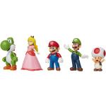 Jakks Pacific - Pack de 5 Figuras Articuladas Nintendo Super Mario.