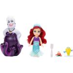Jakks Pacific - Set de figuras Ariel, Úrsula, Flounder, Sebastian La sirenita Disney Princess.