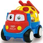 Jamara- Rota Car con Escalera - Softbol con Rotación de 360° y Agujeros Geométricos, Bola de Plástico Rotativa, Promueve la Habilidad Motora y el Juego Imaginativo, Color Rosso (460465)
