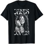 Camisetas negras de encaje con encaje  Janis Joplin de encaje talla S para hombre 
