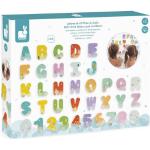 Janod Bath Toy Letters & Numbers juguete para el baño 2 y+ 36 ud