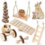 Juguetes de madera para roedores 