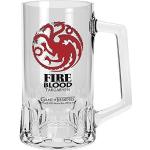 Jarras de vidrio Juego de Tronos House Targaryen con logo 