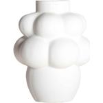 Jarrones blancos de cerámica modernos de 36 cm floreados 