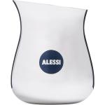 Jarrones de acero inoxidable con logo Alessi 