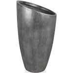 Jarrones grises de cemento de 50 cm 