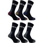 JCB - Paquete múltiple de calcetines de ropa de trabajo para hombre - varios colores - UK 6-11 EUR 39-46, Negro, ^