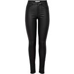 Pantalones negros de cintura alta rebajados JDY talla XS para mujer 