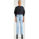 Jeans azules de algodón de corte recto LEVI´S 501 para mujer 