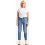 Jeans azules de algodón de corte recto LEVI´S 501 talla M para mujer 