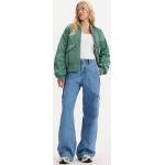 Jeans cargo azules de algodón LEVI´S para mujer 